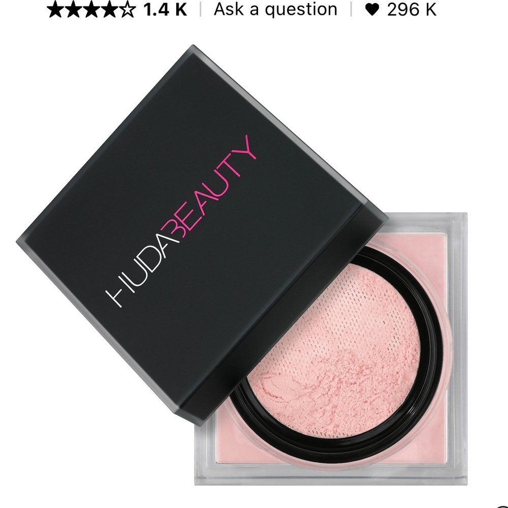 Huda Beauty baking powder Cherry Blossom